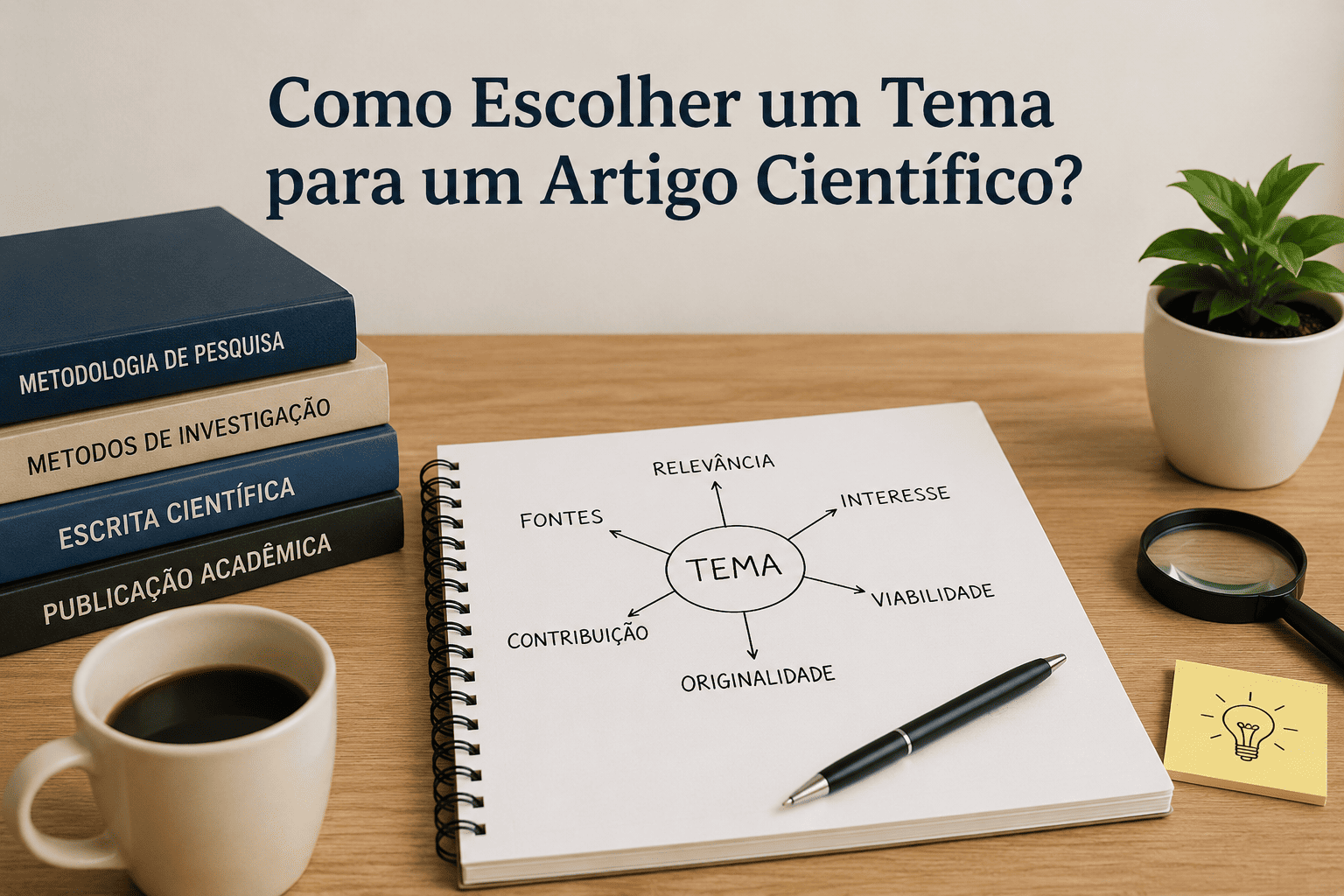 Como Escolher um Tema para um Artigo Científico?